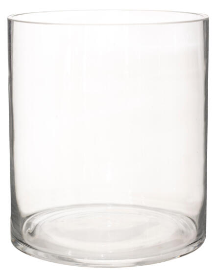 Glass Cylinder Vase 20x18cm