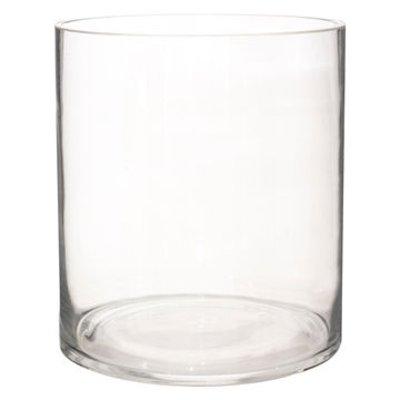 Glass Cylinder Vase 20x18cm