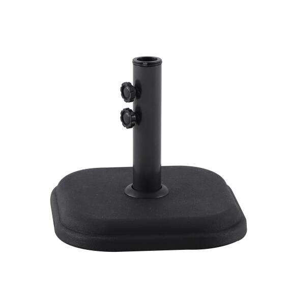 Umbrella Base Concrete & Steel Charcoal Grey W35cm x L5cm x H31cm 12kg
