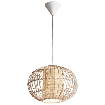 pendant light twine round natural