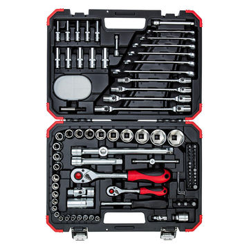 Socket Set GEDOR 1 4+1 2 Red 92pcs