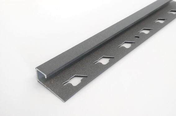 TILETRIM CUBALU POWDER COATED ANTHRACITE 2500x27x11mm arcansas