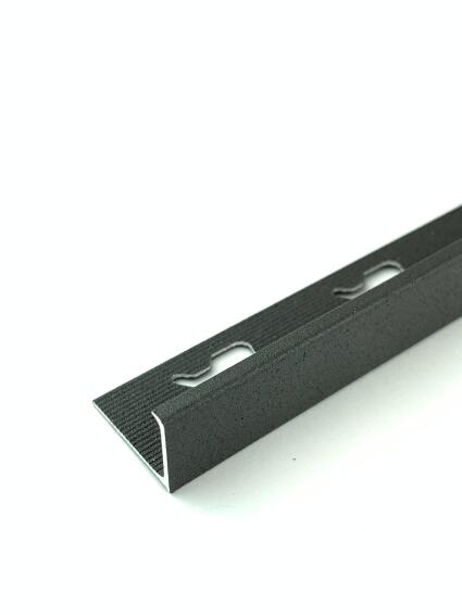TILETRIM ALUCER POWER COATED LONDON SMOKE 2500x23x11mm arcansas