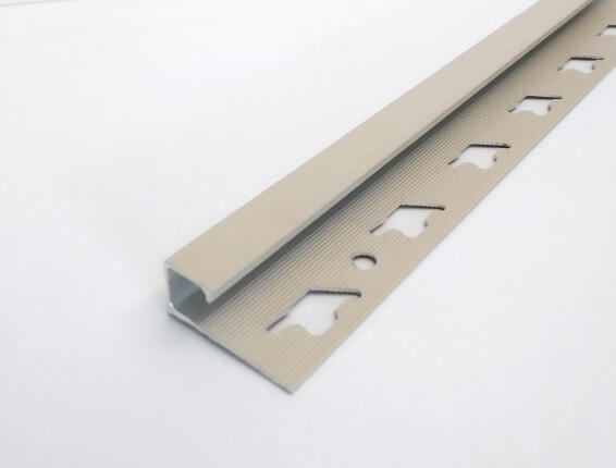 TILETRIM CUBALU POWDER COATED BEIGE 2500x27x11mm arcansas