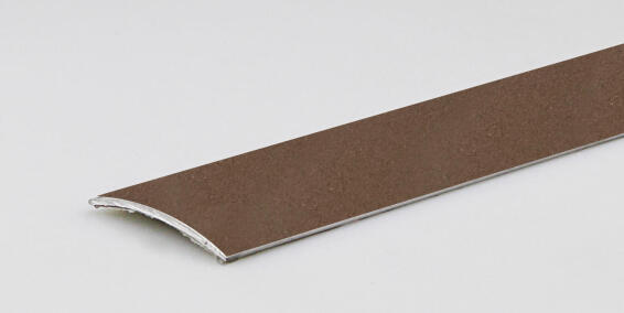Profile cover semial aluminium powder coated rust finish 900x30x3.2mm arcansas