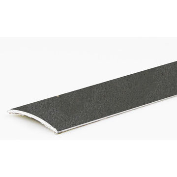 Profile cover semial aluminium powder coated london smoke finish 900x30x3.2mm arcansas