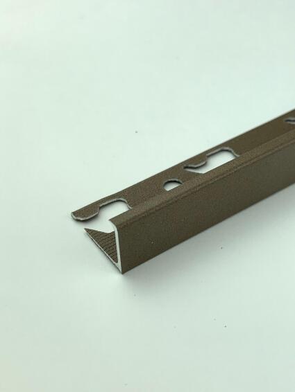 TILETRIM ALUCER POWER COATED RUST 2500x23x11mm arcansas