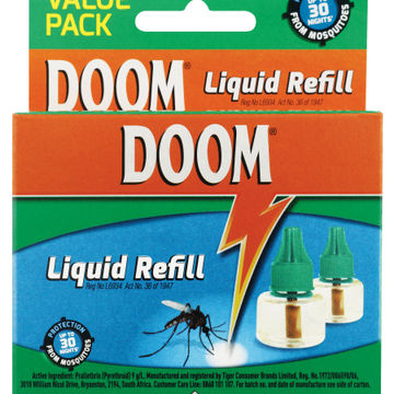 Insect killer DOOM twin liquid refill 2x35ml