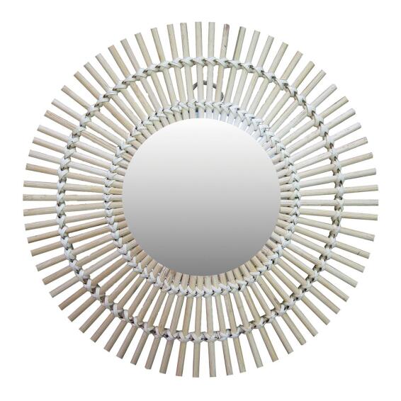 Inspire mirror bamboo natural 30cm