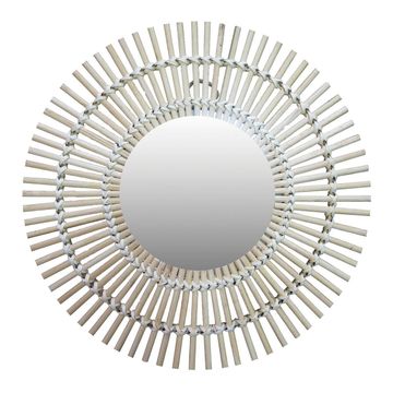 Inspire mirror bamboo natural 30cm