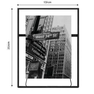 Inspire frame iron black 13x18cm