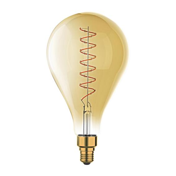 led light bulb filament E27 6w warm white spiral amber