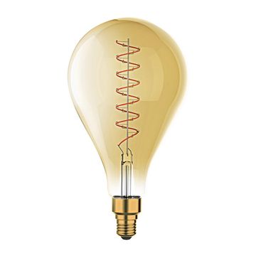 led light bulb filament E27 6w warm white spiral amber