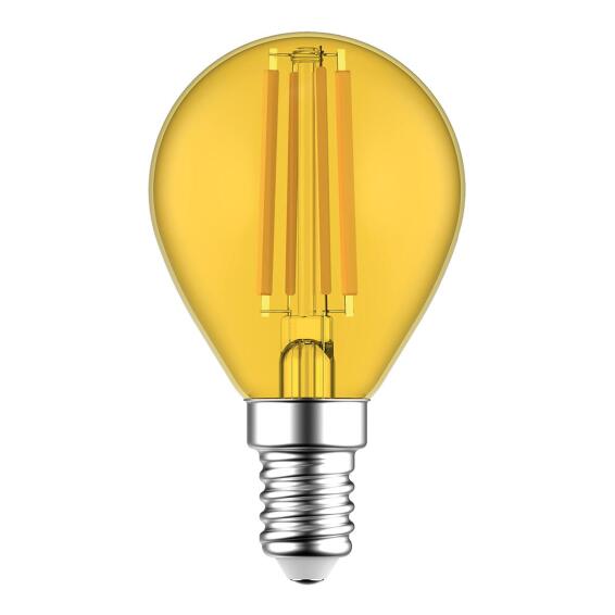 Lexman P45 E14 LED Decorative Light Bulb Yellow 4.5W