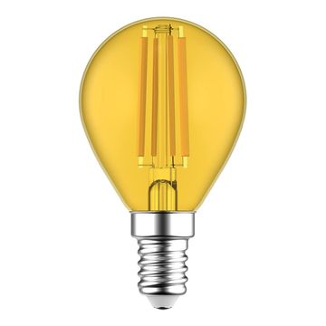 Lexman P45 E14 LED Decorative Light Bulb Yellow 4.5W