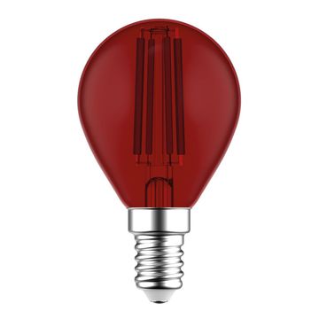 Lexman P45 E14 LED Decorative Light Bulb Red 4.5W