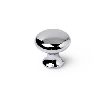 Cabinet knobs polish chrome finish 25mm 4pc rei