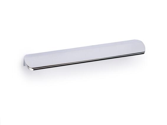 Cabinet handle aluminium chrome polished finish 96mm rei