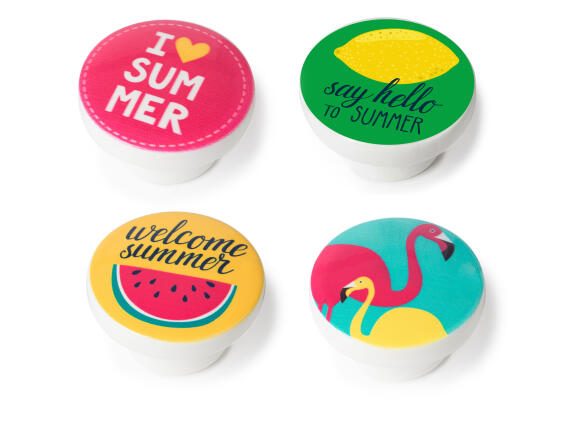 Cabinet knobs beach tropical style 39mm 4pc rei