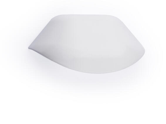 Cabinet handle zamak smile matt white finish 64mm rei