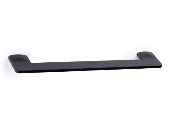 Cabinet handle zamak slim matt black finish 224mm rei