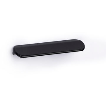 Cabinet handle aluminium black finish 64mm rei