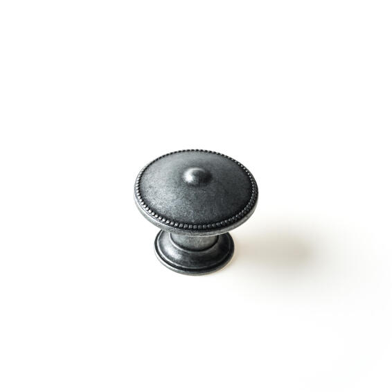 Cabinet knobs zamak old silver finish 30mm 4pc rei
