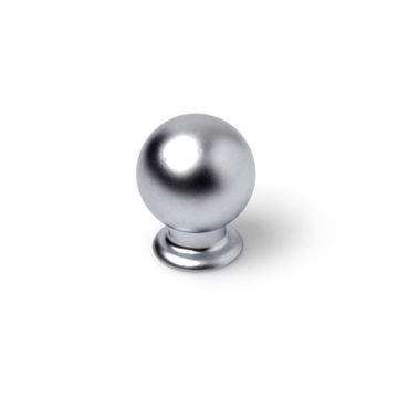 Cabinet knob zamak matt chrome finish 24mm rei