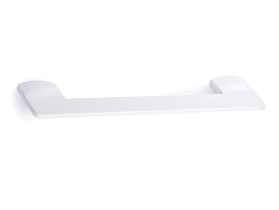 Cabinet handle zamak slim matt white finish 160mm rei