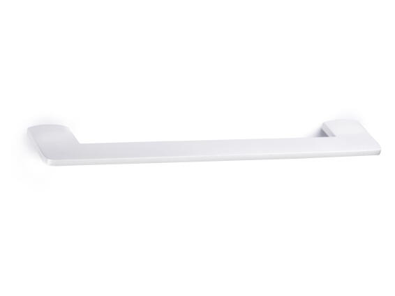 Cabinet handle zamak slim matt white finish 224mm rei