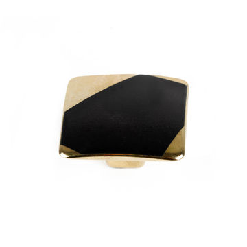 Cabinet knobs zamak nr/gold marble finish 37x37mm 4pc rei