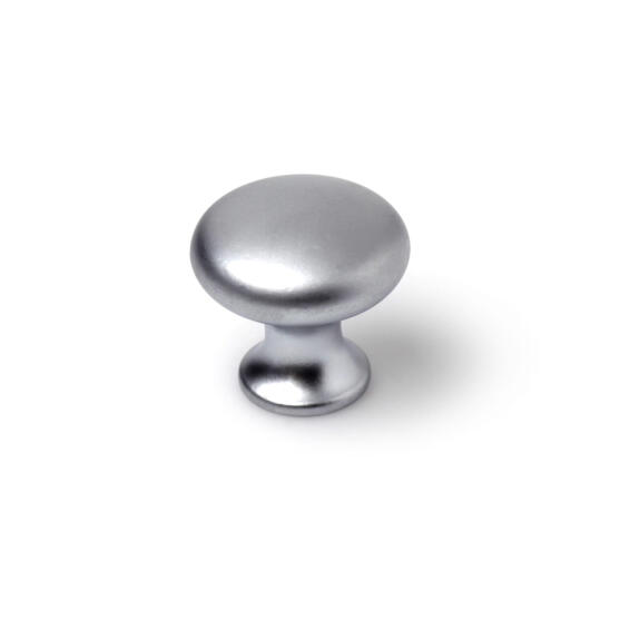 Cabinet knobs mat chrome finish 25mm 4pc rei