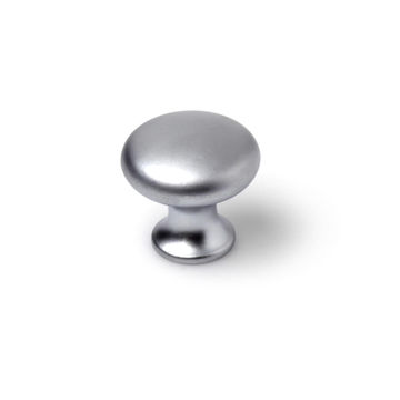 Cabinet knobs mat chrome finish 25mm 4pc rei