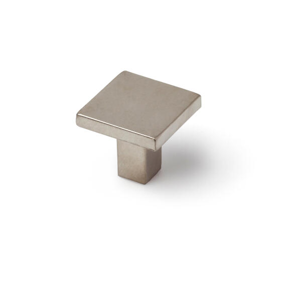 Cabinet knobs zamak matt chrome finish 30x30mm 4pc rei