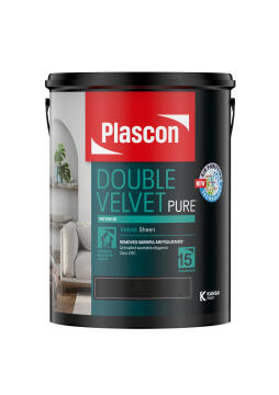 Interior wall paint PLASCON Double Velvet Croissant 5 litres