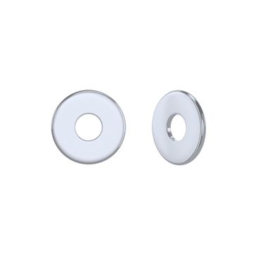 FLAT FENDER WASHER LARGE STEEL 12X 4P