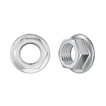 HEX NUT + COLLAR STEEL 8.0 6MM 8P