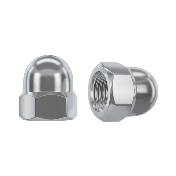 HEX CAP NUT STEEL 4.0 8MM 6P