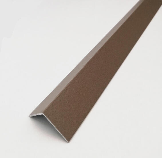Profile equal corner aluminium powder coated rust finish 1000x20x20mm arcansas