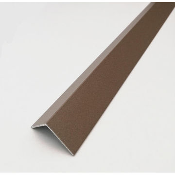 Profile equal corner aluminium powder coated rust finish 1000x20x20mm arcansas