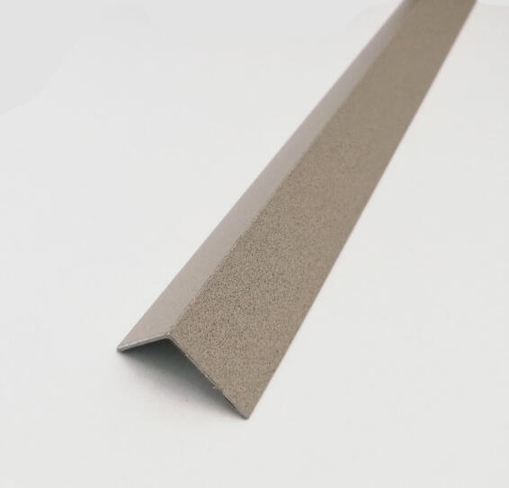 Profile equal corner aluminium powder coated concrete finish 2600x15x15mm arcansas