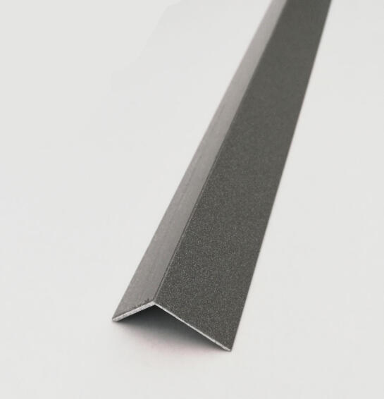 Profile equal corner powder coated aluminium anthracite 1000x20x20mm arcansas