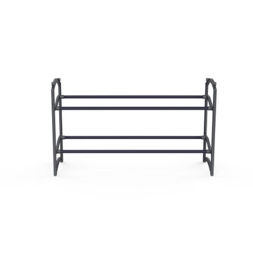 Spaceo primo shoe rack black w60cmxd20cmxh35cm