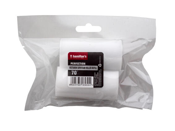 Paint Roller Refill HAMILTON'S Foam 70mm 2 Pack