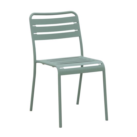 Cafe Steel Patio Chair Mint W44cmxL52cmxH79cm (Excludes Table)