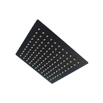 Bijiou rain shower head square black 210mm