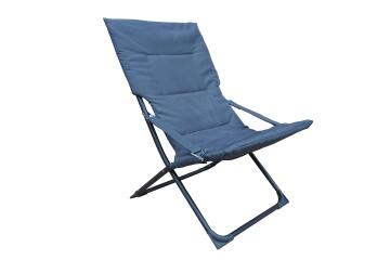 Chair relax marsella steel polyester sponge padded anthracite