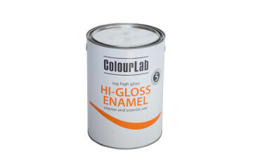 Enamel Paint Interior/Exterior Hi-Gloss COLOURLAB White 5l