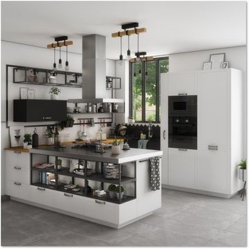 Delinia Kitchen Door  New Port White L40Cm X H77Cm