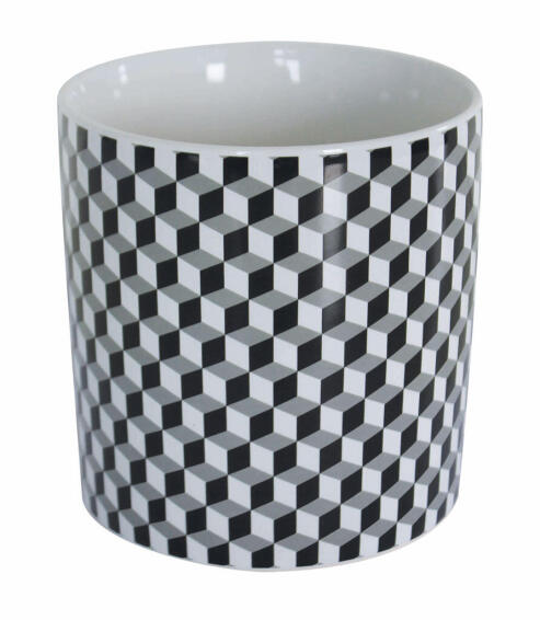 Kitchen Utensils Holder Ceramic Blue Drops